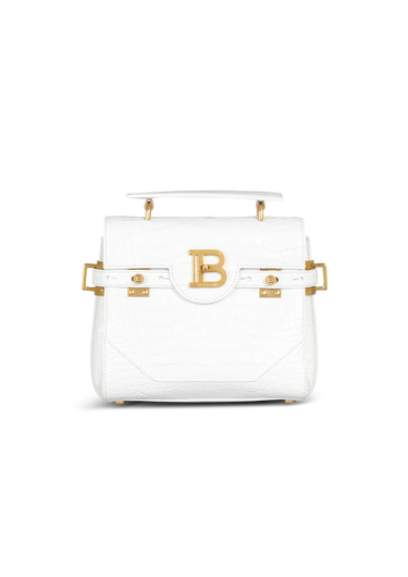 B-Buzz 23 bag in crocodile-embossed leather